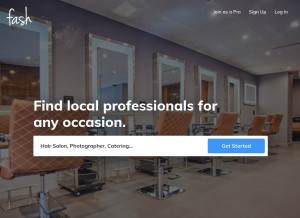 How fash.com looks like on a tablet such as an iPad.