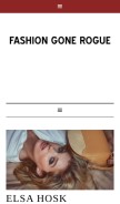 How fashiongonerogue.com looks like on a mobile device such as an iPhone.