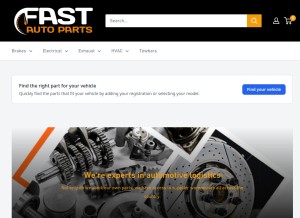 How fastautoparts.com.au looks like on a tablet such as an iPad.