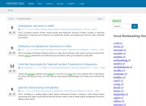 How fasters-seo.com looks like on a tablet such as an iPad.