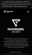 How fastmodelsports.com looks like on a mobile device such as an iPhone.