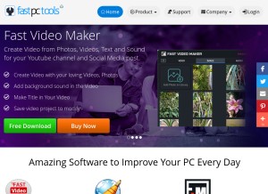 How fastpctools.com looks like on a tablet such as an iPad.