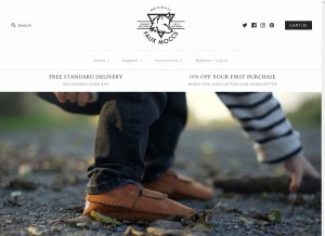 How fauxmoccs.com looks like on a tablet such as an iPad.