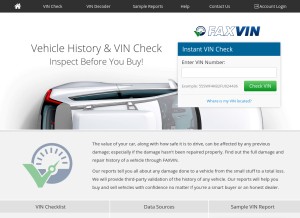 How faxvin.com looks like on a tablet such as an iPad.