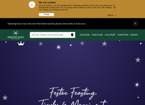 How fayre-square.com looks like on a tablet such as an iPad.