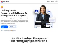 Desktop screenshot for wphrm.com