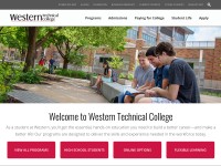 Desktop screenshot for westerntc.edu