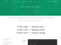 Desktop screenshot for opencagedata.com