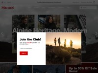 Desktop screenshot for marmot.com