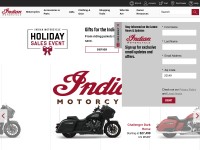 Desktop screenshot for indianmotorcycle.com
