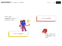Desktop screenshot for backerkit.com