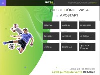 Desktop screenshot for retabet.es
