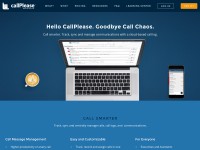 Desktop screenshot for callplease.com