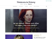 Desktop screenshot for sz-magazin.de