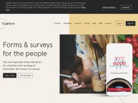 Desktop screenshot for typeform.com