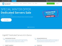 Desktop screenshot for gigenet.com
