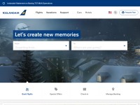 Desktop screenshot for icelandair.com