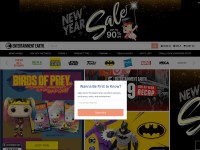 Desktop screenshot for entertainmentearth.com