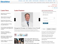 Desktop screenshot for clinicaladvisor.com