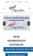 How fbla-pbl.org looks like on a mobile device such as an iPhone.