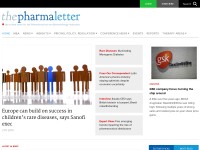 Desktop screenshot for thepharmaletter.com