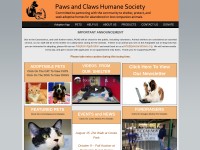 Desktop screenshot for pawsandclaws.org