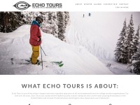 Desktop screenshot for echotours.com