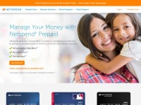 Desktop screenshot for netspend.com