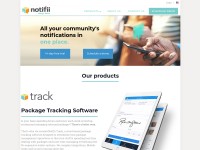 Desktop screenshot for notifii.com