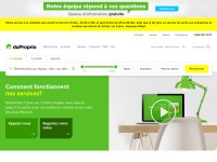 Desktop screenshot for duproprio.com