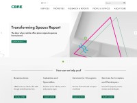Desktop screenshot for cbre.ae