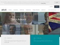 Desktop screenshot for ashurst.com