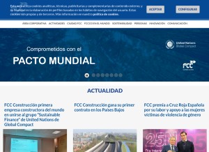 How fcc-ca.com looks like on a tablet such as an iPad.