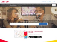 Desktop screenshot for just-eat.es