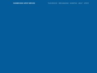 Desktop screenshot for wmgartistservices.com