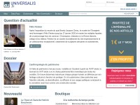 Desktop screenshot for universalis.fr