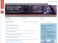 Desktop screenshot for lenovopress.com