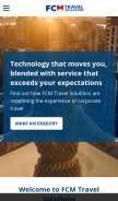 How fcm.travel looks like on a mobile device such as an iPhone.