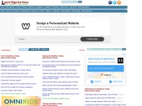 Desktop screenshot for latestnigeriannews.com