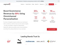 Desktop screenshot for segmentify.com