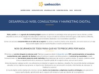 Screenshot of webaccion.com