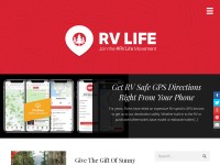 Desktop screenshot for rvlife.com