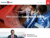 Desktop screenshot for customersbank.com