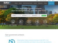 Desktop screenshot for bidnet.com