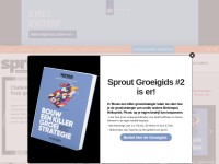 Desktop screenshot for sprout.nl