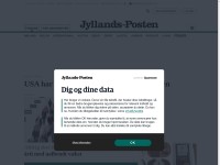 Desktop screenshot for jyllands-posten.dk
