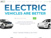 Desktop screenshot for myev.com