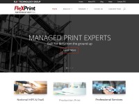 Desktop screenshot for flexprintinc.com