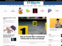 Desktop screenshot for eldiariodechihuahua.mx