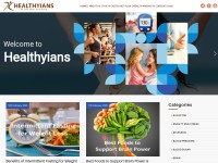 Desktop screenshot for healthyians.com